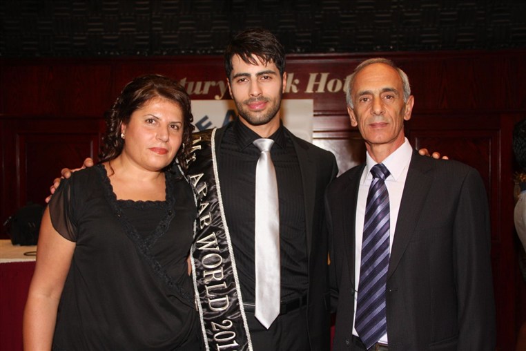 Press conference of Mr Arab world 2012